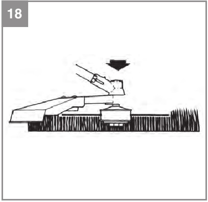 EINHELL - AGILLO 36/255 BL - Betrieb - Schritt 3 - Schneidfaden verlängern Betrieb - Schritt 3 - Schneidfaden verlängern