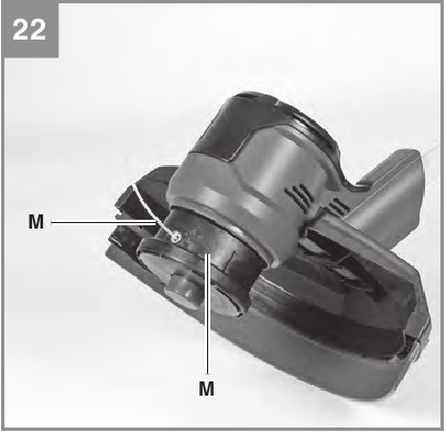 EINHELL - AGILLO 36/255 BL - Wechseln der Fadenspule - Schritt 1 Wechseln der Fadenspule - Schritt 1