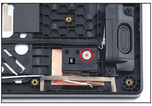 Acer - Nitro AN16-41 - Entfernung des Akkupacks - Schritt 5 Entfernung des Akkupacks - Schritt 5