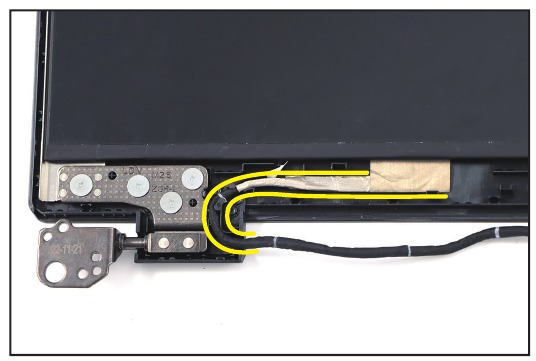 Acer - Nitro AN16-41 - Entfernen der LCD-Scharniere und des Panels - Schritt 1 Entfernen der LCD-Scharniere und des Panels - Schritt 1