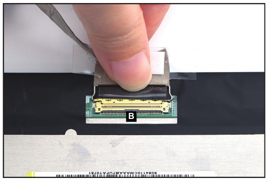 Acer - Nitro AN16-41 - Entfernen der LCD-Scharniere und des Panels - Schritt 6 Entfernen der LCD-Scharniere und des Panels - Schritt 6