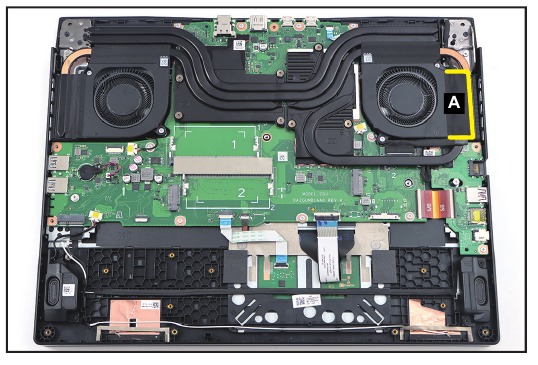 Acer - Nitro AN16-41 - Entfernung des Mainboards – Schritt 1 Entfernung des Mainboards – Schritt 1