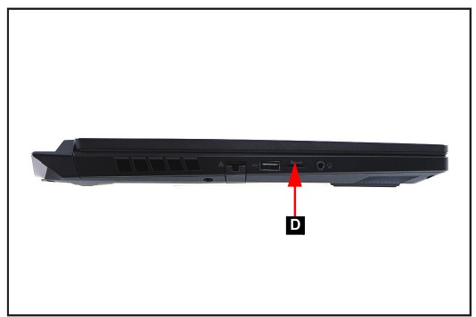 Acer - Nitro AN16-41 - Entfernung der microSD-Karte Entfernung der microSD-Karte