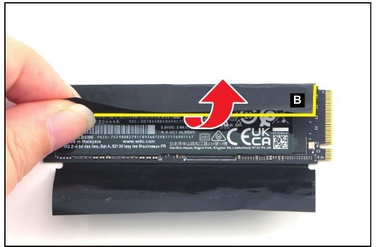 Acer - Nitro AN16-41 - Entfernung des SSD-Moduls - Schritt 4 Entfernung des SSD-Moduls - Schritt 4