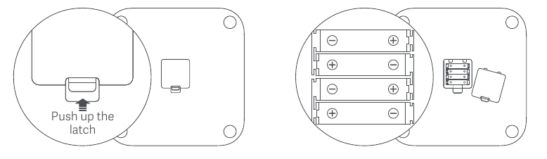 Xiaomi - Mi Body Composition Scale 2 - Batterien einlegen Batterien einlegen