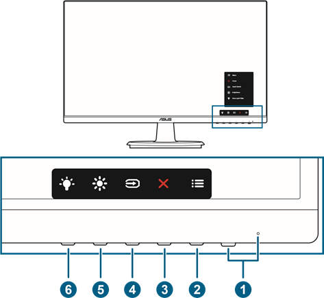 Asus - VA24DCP - Vorderansicht Vorderansicht