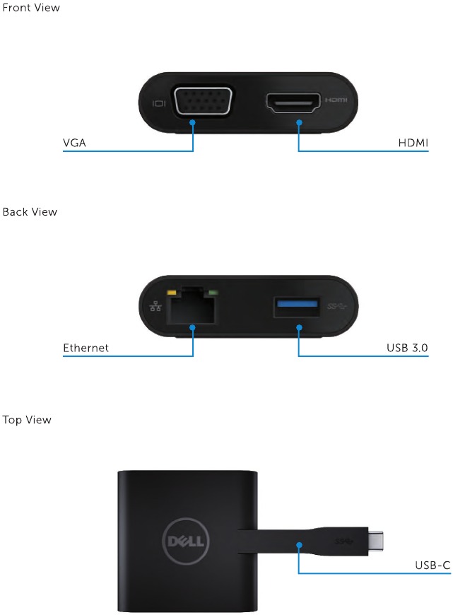 Dell - DA200 - Produktübersicht Produktübersicht