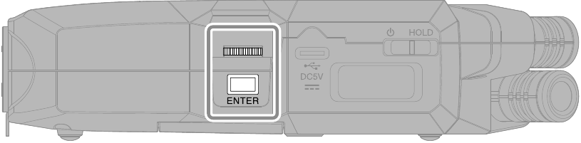 ZOOM - H4essential - Einstellungen beim ersten Einschalten Einstellungen beim ersten Einschalten