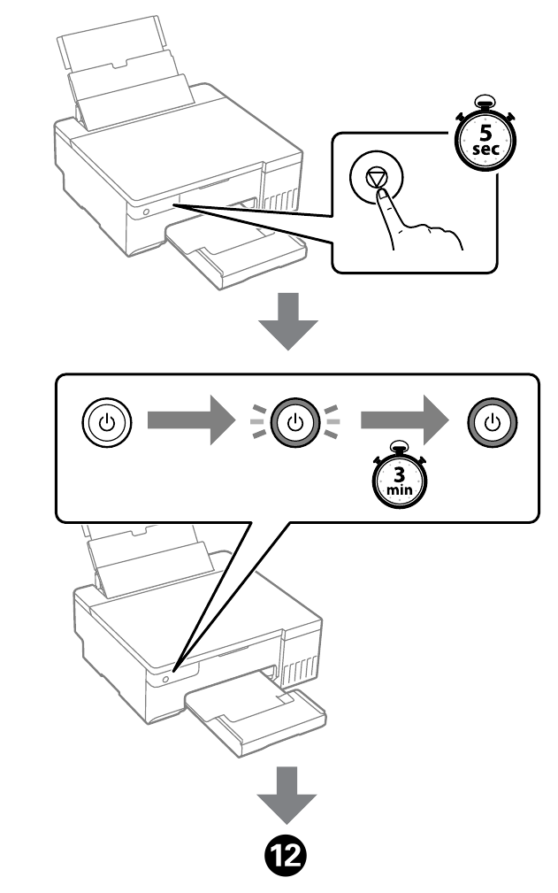 Epson - L8050 Series - Einrichtung - Schritt 16 Einrichtung - Schritt 16