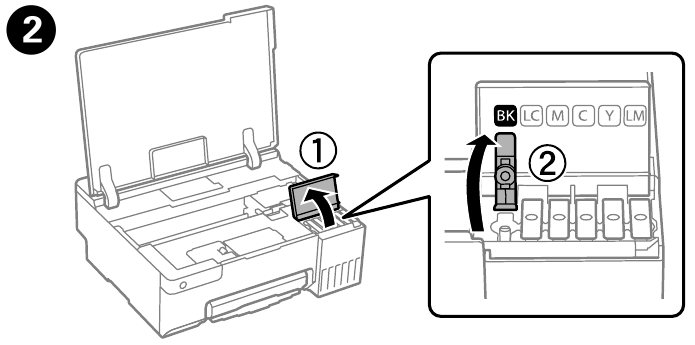 Epson - L8050 Series - Einrichtung - Schritt 4 Einrichtung - Schritt 4