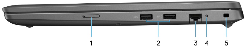 Dell - Latitude 3540 - Übersicht - Teil 1 - Rechte Ansicht Übersicht - Teil 1 - Rechte Ansicht