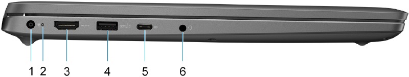 Dell - Latitude 3540 - Übersicht - Teil 2 - Linke Ansicht Übersicht - Teil 2 - Linke Ansicht