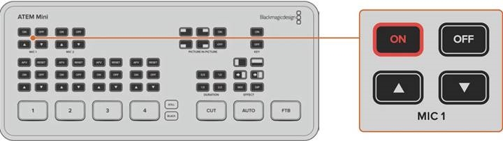 Blackmagic Design - ATEM Mini - Mikrofon anschließen - Schritt 2 Mikrofon anschließen - Schritt 2