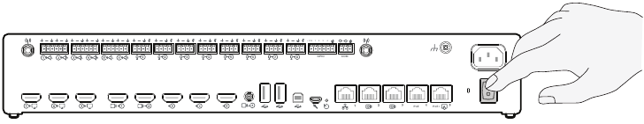 Cisco - Room Kit Pro - Codec einschalten Codec einschalten
