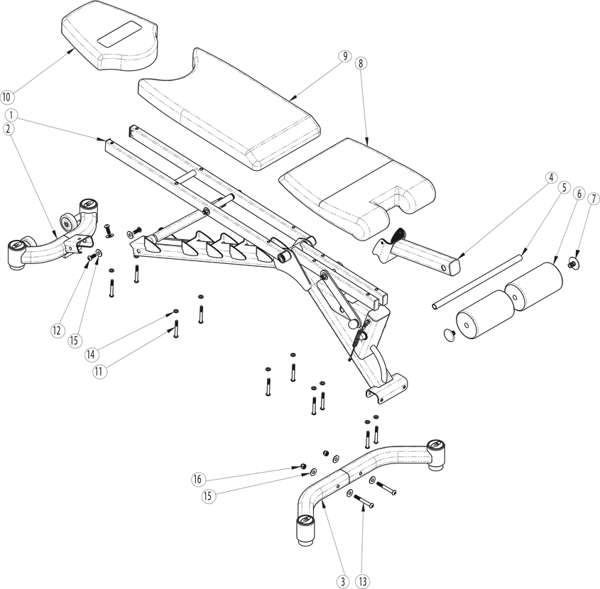Bowflex - SelectTech 5.1 - Teile Teile