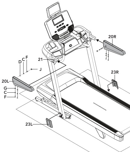 Bowflex - T9 - Montage - Schritt 7 Montage - Schritt 7