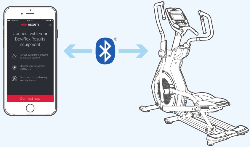 Bowflex - BXE226 - Fortschritt verfolgen - Schritt 2 - App öffnen Fortschritt verfolgen - Schritt 2 - App öffnen