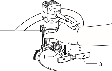 Makita - RT0702C - Kreisfräsen - Schritt 2 Kreisfräsen - Schritt 2