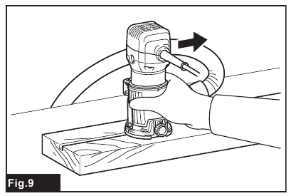 Makita - RT0702C - Betrieb - Für die Grundplatte - Schritt 2 Betrieb - Für die Grundplatte - Schritt 2