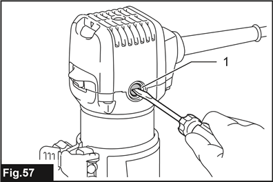 Makita - RT0702C - Kohlebürsten wechseln - Schritt 2 Kohlebürsten wechseln - Schritt 2