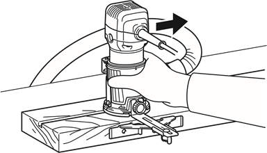Makita - RT0702C - Parallelführung - Schritt 1 Parallelführung - Schritt 1