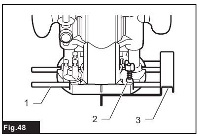 Makita - RT0702C - Parallelanschlag - Schritt 2 Parallelanschlag - Schritt 2