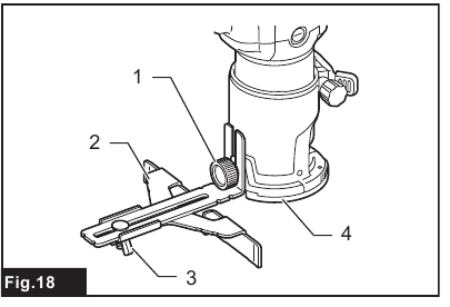 Makita - RT0702C - Parallelführung - Schritt 2 Parallelführung - Schritt 2