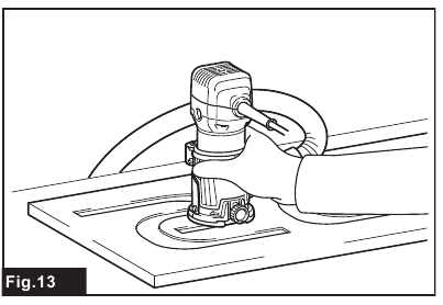 Makita - RT0702C - Schablonenführung - Schritt 1 Schablonenführung - Schritt 1