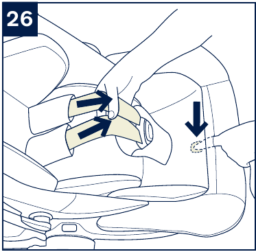 Nuna - ARRA Next - Verwendung - Sichern des Kindes - Schritt 3 Verwendung - Sichern des Kindes - Schritt 3