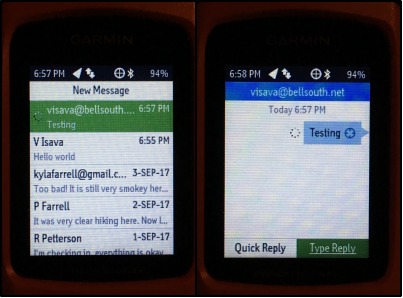Garmin - inReach EXPLORER + - Eine Textnachricht auf Ihrem iPhone senden Eine Textnachricht auf Ihrem iPhone senden