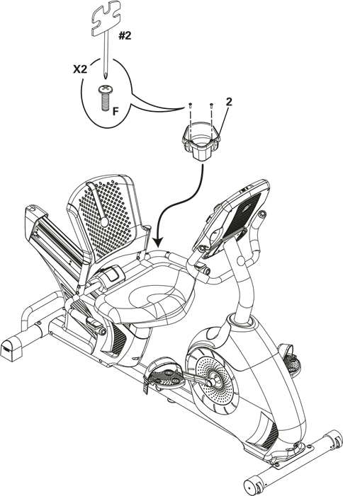 Schwinn - 270i - MONTAGE - Schritt 10 MONTAGE - Schritt 10