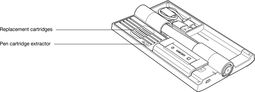 Wacom - Inkling MDP-123 - KUSTENSTIFT-MINE WECHSELN - Schritt 1 KUSTENSTIFT-MINE WECHSELN - Schritt 1