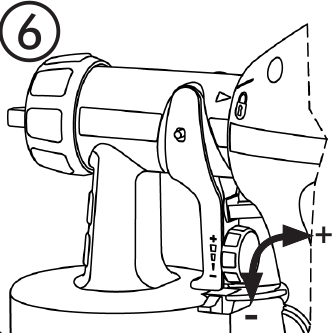 WAGNER - W100 - Einstellen der Materialmenge Einstellen der Materialmenge