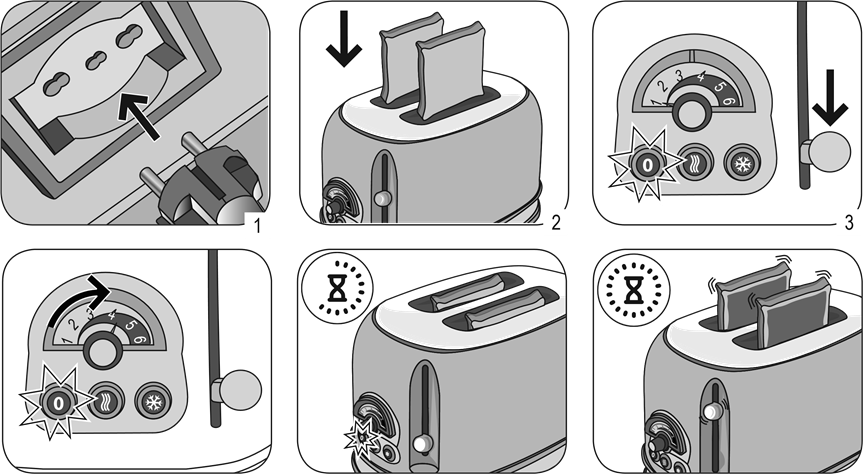 ARIETE - 155 - Gebrauchsanweisung - Schritt 1 Gebrauchsanweisung - Schritt 1