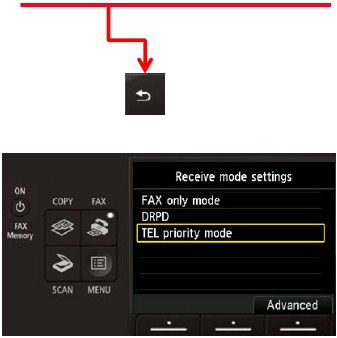 Canon - PIXMA MX922 - Empfangsmodus einrichten - Schritt 15 Empfangsmodus einrichten - Schritt 15