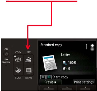 Canon - PIXMA MX922 - Empfangsmodus einrichten - Schritt 2 Empfangsmodus einrichten - Schritt 2