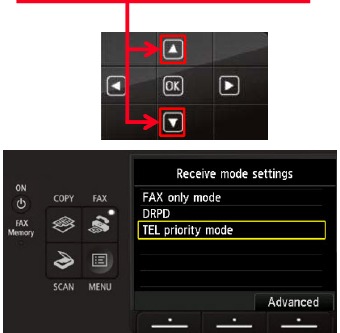 Canon - PIXMA MX922 - Empfangsmodus einrichten - Schritt 6 Empfangsmodus einrichten - Schritt 6