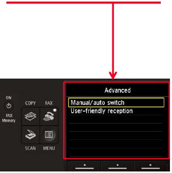 Canon - PIXMA MX922 - Empfangsmodus einrichten - Schritt 8 Empfangsmodus einrichten - Schritt 8