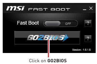 MSI - H310M GAMING PLUS - BIOS-Setup aufrufen BIOS-Setup aufrufen