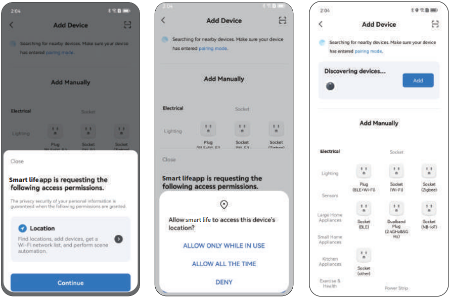 Lubluelu - SL60 Plus - Installation/App-Verb. - Schnelle Verbindung - Schritt 2 Installation/App-Verb. - Schnelle Verbindung - Schritt 2