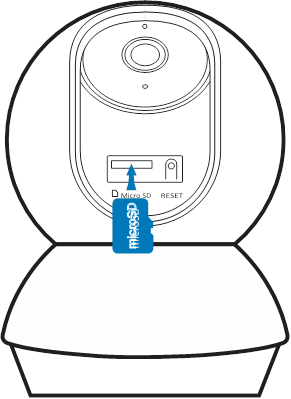 TP-Link - Tapo C230 - microSD-Karte installieren - Schritt 2 microSD-Karte installieren - Schritt 2