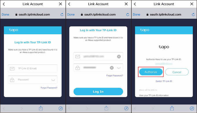 TP-Link - Tapo C230 - Amazon Frustration-Free Setup mit Tapo-Geräten verwenden - Schritt 2 Amazon Frustration-Free Setup mit Tapo-Geräten verwenden - Schritt 2