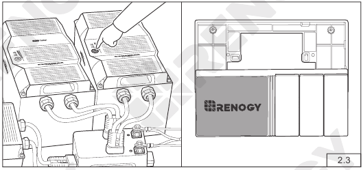Renogy - One M1 - Stromverkabelung - Schritt 2 Stromverkabelung - Schritt 2