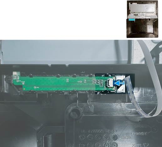 Dell - G2725D - Tastaturplatine anbringen - Schritt 2 Tastaturplatine anbringen - Schritt 2