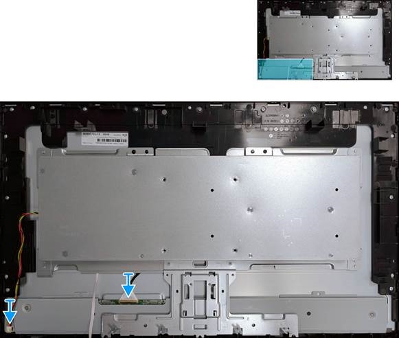 Dell - G2725D - Metallrahmen anbringen - Schritt 2 Metallrahmen anbringen - Schritt 2
