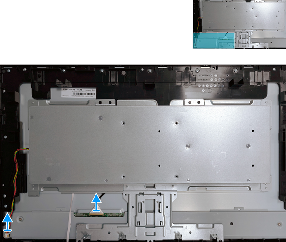 Dell - G2725D - Metallrahmen entfernen - Schritt 2 Metallrahmen entfernen - Schritt 2