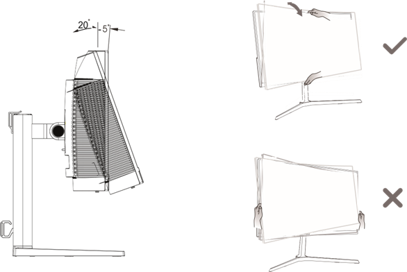 Acer - X34 - ANPASSUNG DER BILDSCHIRMPOSITION ANPASSUNG DER BILDSCHIRMPOSITION