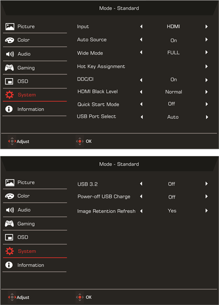 Acer - X34 - System System