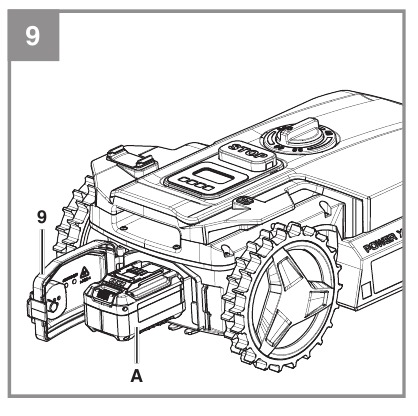 EINHELL - FREELEXO - Akku einsetzen - Schritt 1 Akku einsetzen - Schritt 1