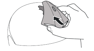 SCHUBERTH - C3 PRO - BELÜFTUNGSABDECKUNG - Schritt 3 BELÜFTUNGSABDECKUNG - Schritt 3